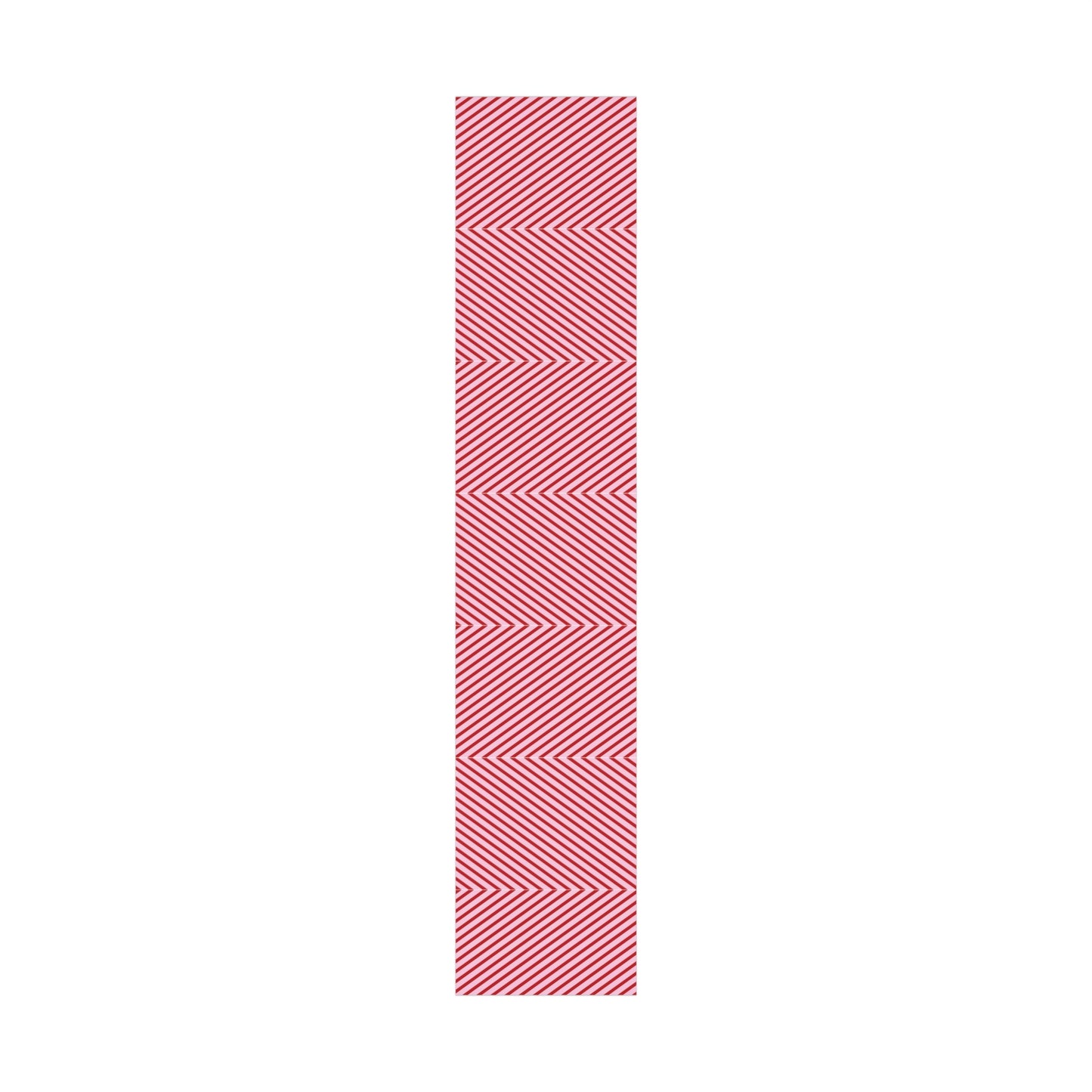 Pink and Red Diagnol Striped Wrapping paper