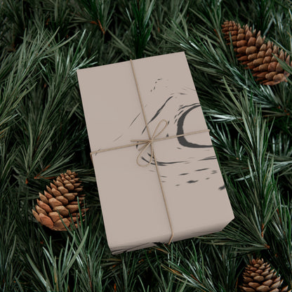 Cream, Grey, and Taupe Marble Gift Wrapping Paper