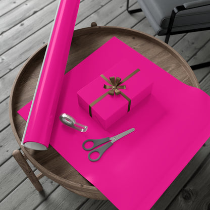 Signature Hot Pink Gift Wrap Paper – Bold, Feminine, Beautiful