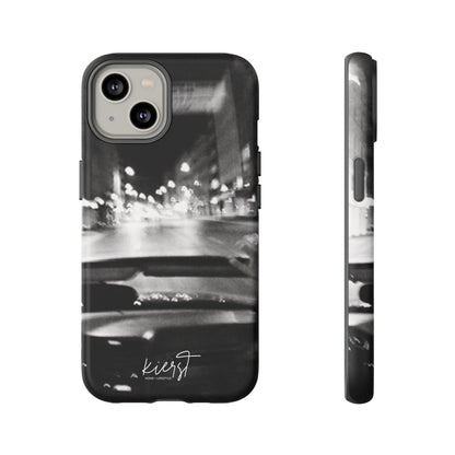 Faded Summer Nights iPhone Case | A Cinematic Blur of City Lights and Nostalgia