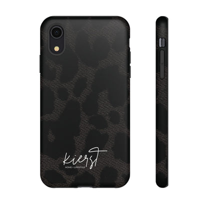 Black Leopard iPhone Case