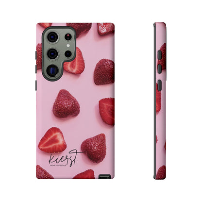 Strawberries Samsung Galaxy Phone Case | A Juicy Pop of Playfulness Meets Polished Design