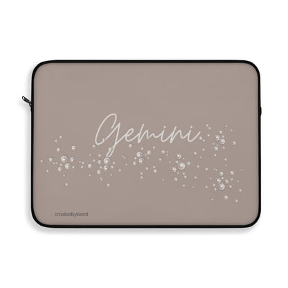 Gemini and Pearls Laptop Sleeve