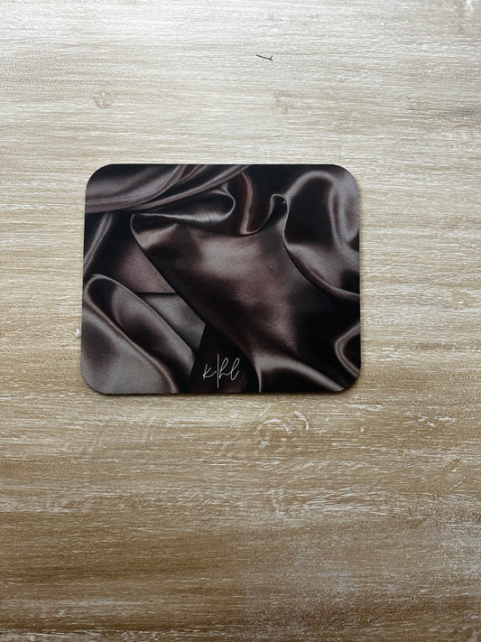 Chocolate Silk Print Mouse Pad
