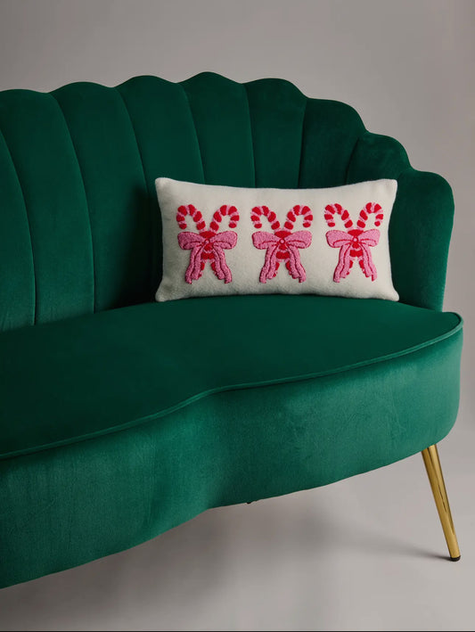 Pretty Candy Cane Pillow