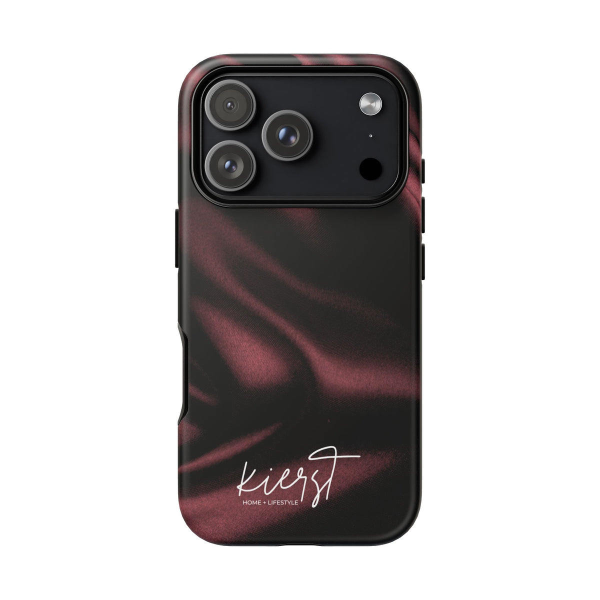 Signature Velvet Noir Silk Print iPhone Case