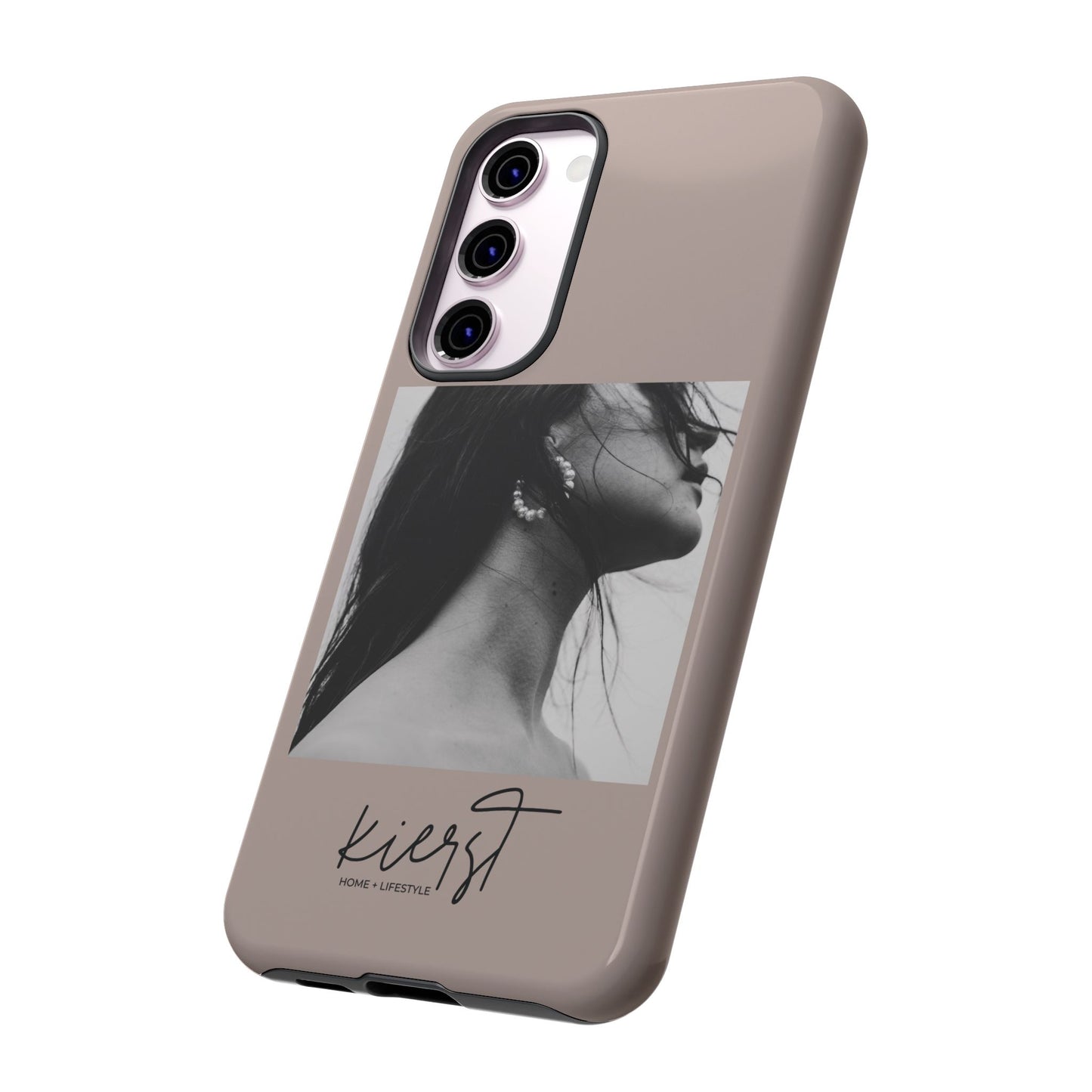 Black & White Fashion Portrait Samsung Galaxy Phone Case