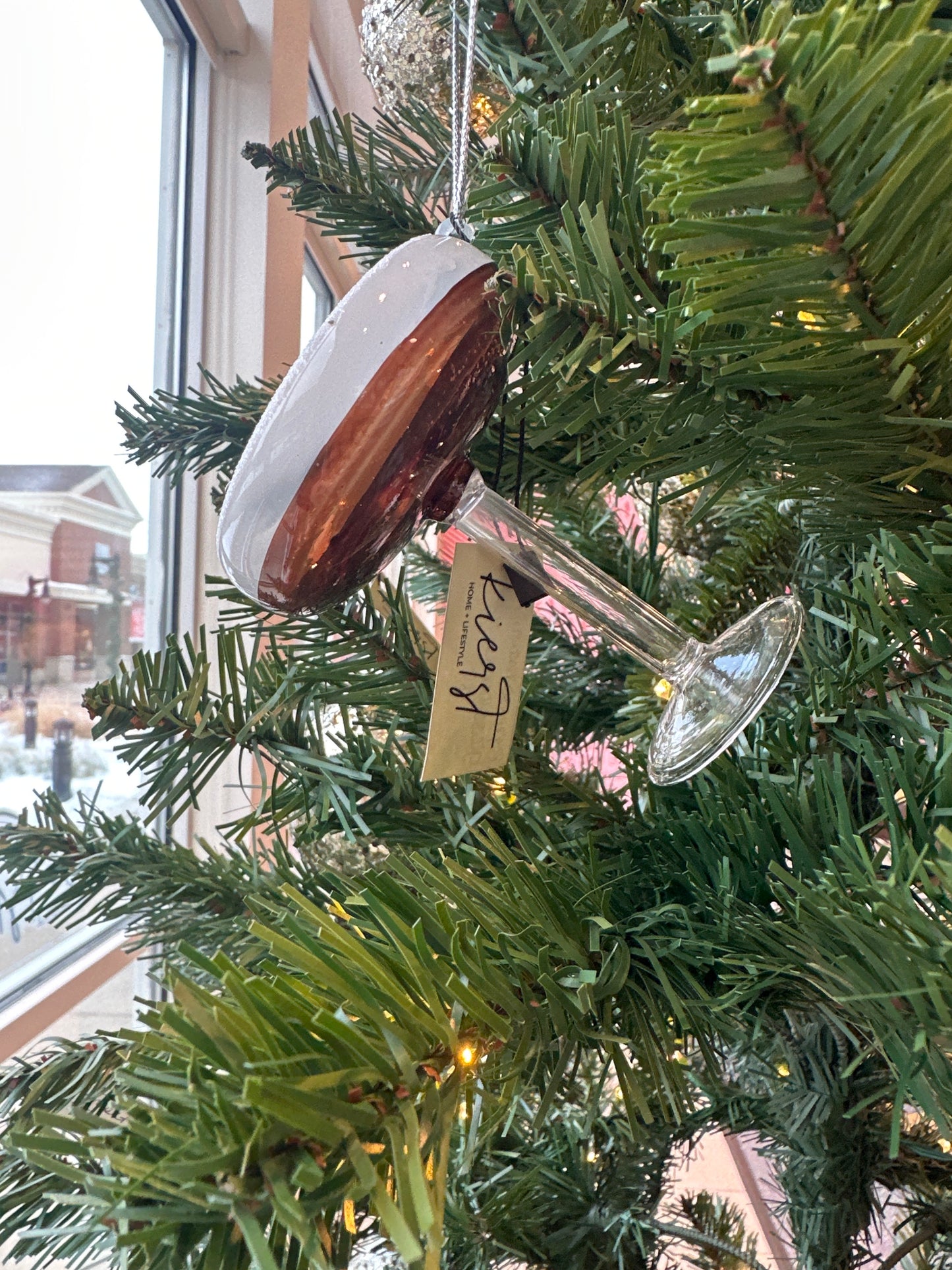 Espresso Martini Glass Ornament