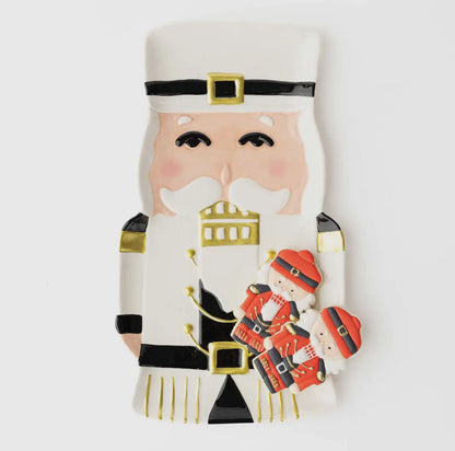 White Nutcracker Platter