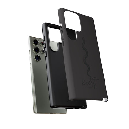 Long Black Snake Samsung Galaxy Phone Case | Power In The Subtleties