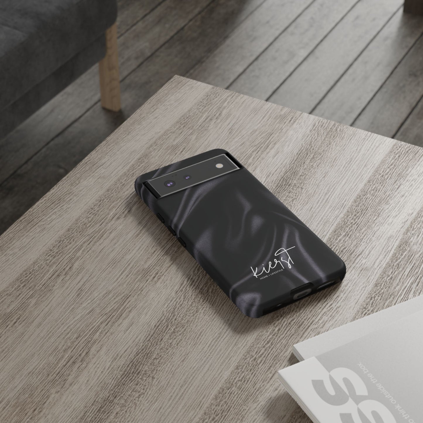 Black Silk Print Google Pixel Phone Case