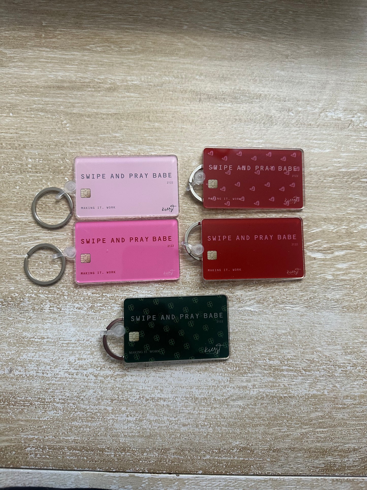 Swipe + Pray Keychain