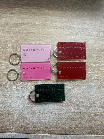Swipe + Pray Keychain