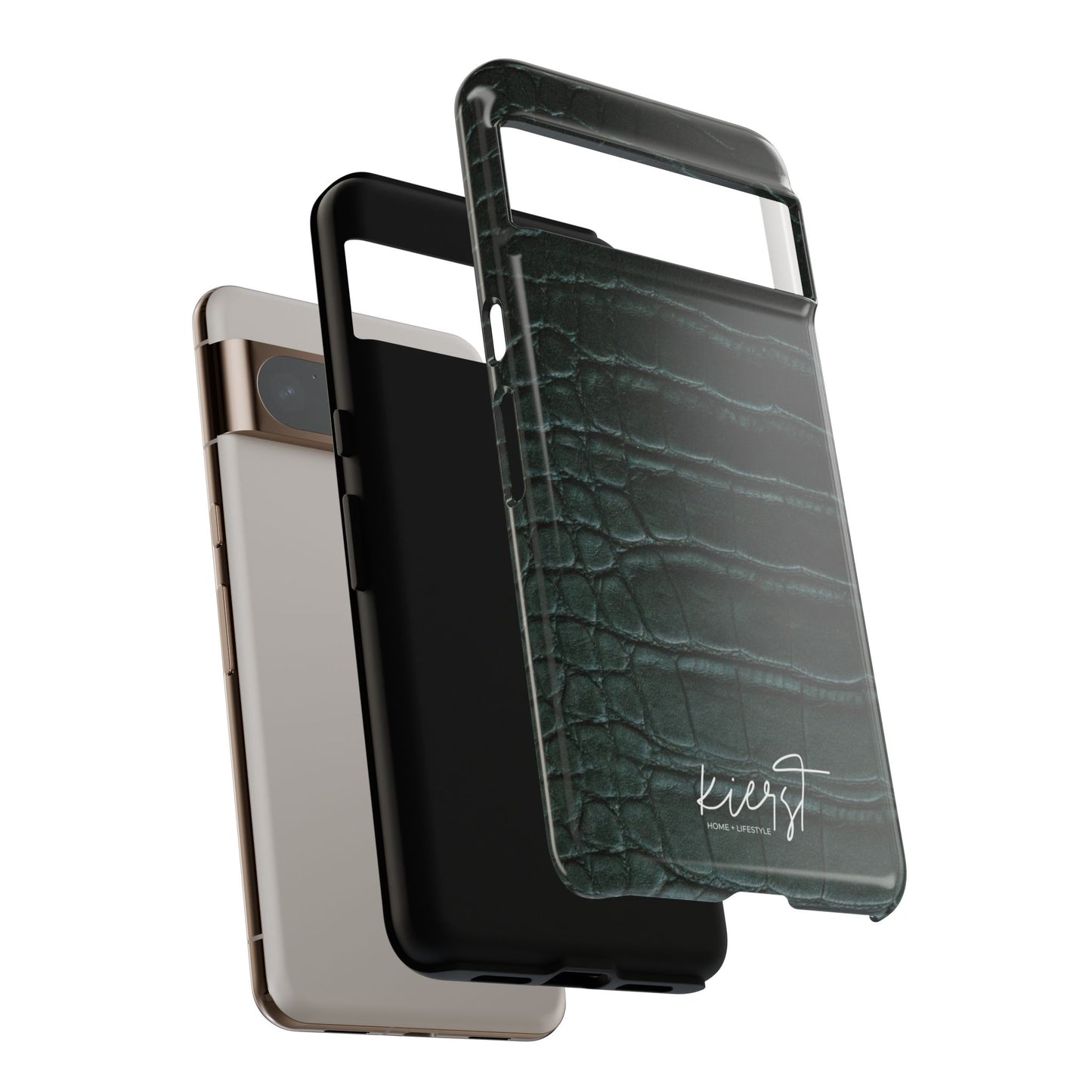 Emerald Crocodile Google Pixel Case | Luxe Texture, Everyday Strength