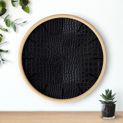 Black Crocodile Wall Clock