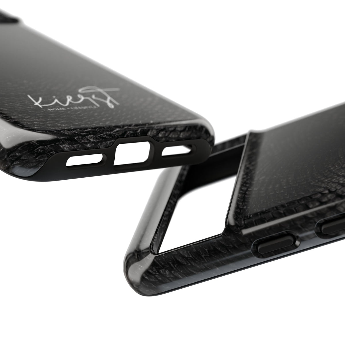 Black + Grey Snake Print Google Pixel Phone Case