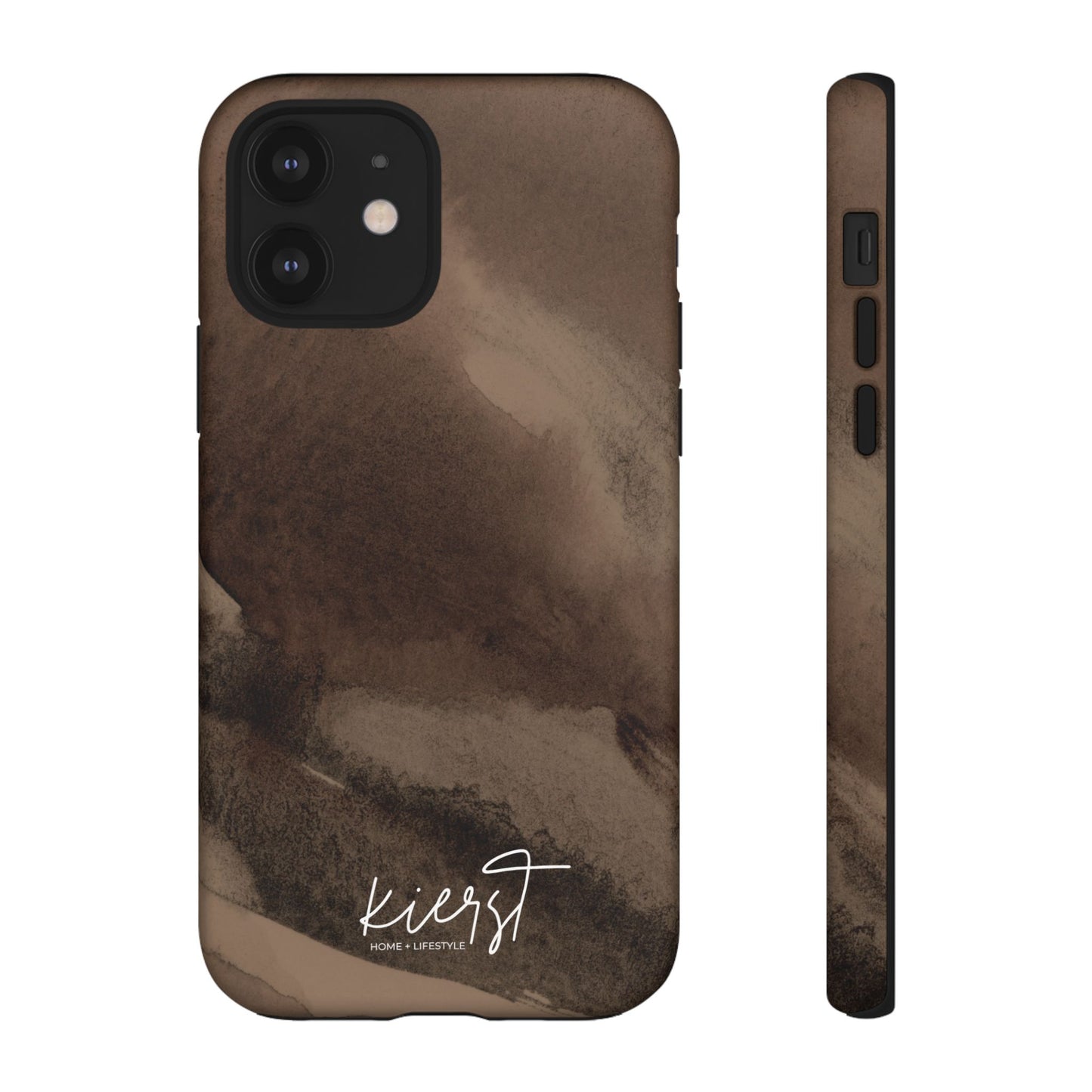 Brown Abstract iPhone Case
