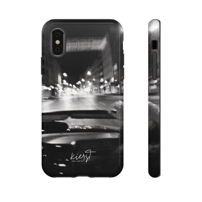 Faded Summer Nights iPhone Case | A Cinematic Blur of City Lights and Nostalgia