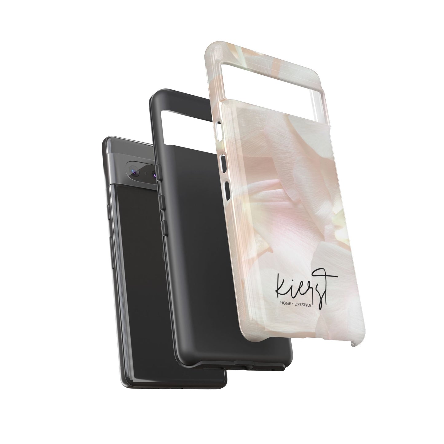Iridescent Petals Google Pixel Case | Subtle Floral Elegance