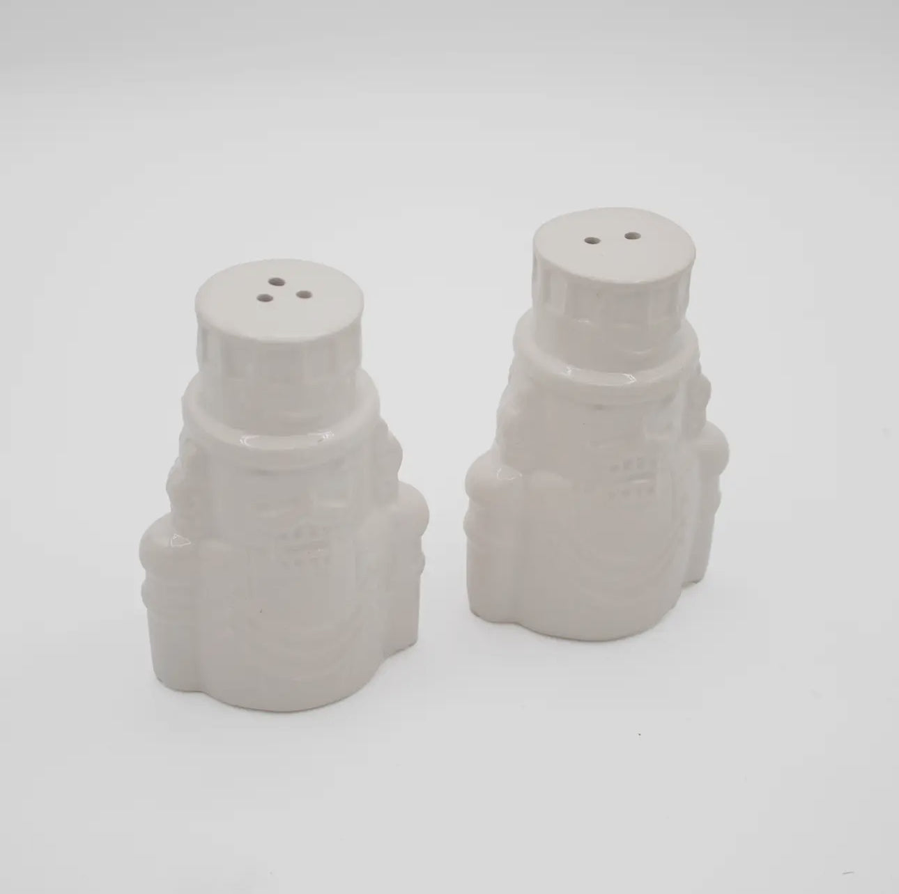 White Nutcracker Salt & Pepper Shaker Set