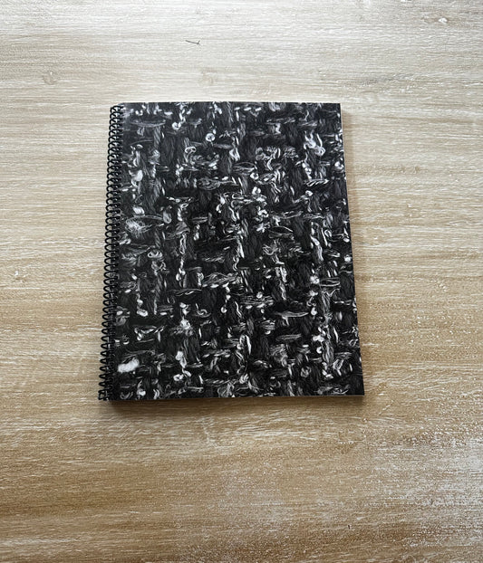 Grey Tweed Notebook