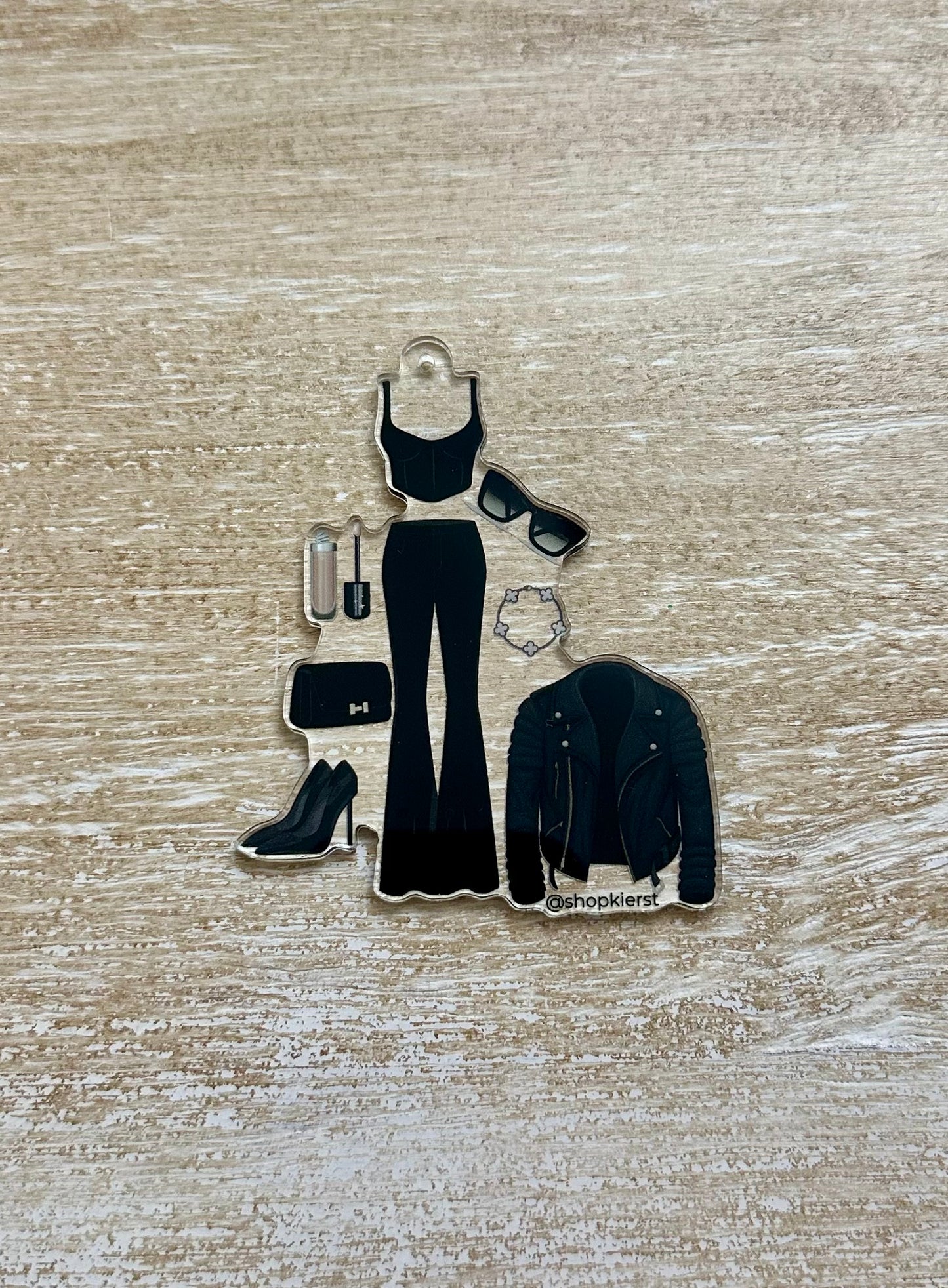 Edgy Chic OOTD Ornament