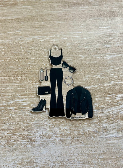 Edgy Chic OOTD Ornament