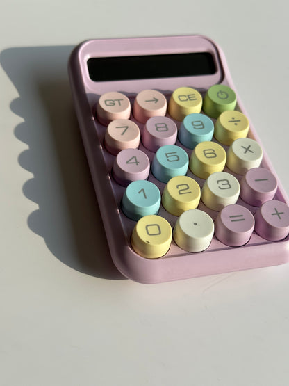 Small Colorful Desk Calculator