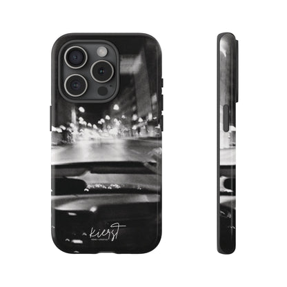 Faded Summer Nights iPhone Case | A Cinematic Blur of City Lights and Nostalgia