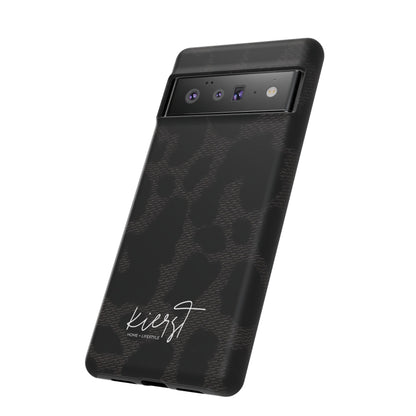 Black Leopard Google Pixel Phone Case | Striking Neutral, Wild Edge