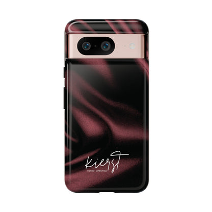 Signature Velvet Noir Silk Print Google Pixel Phone Case