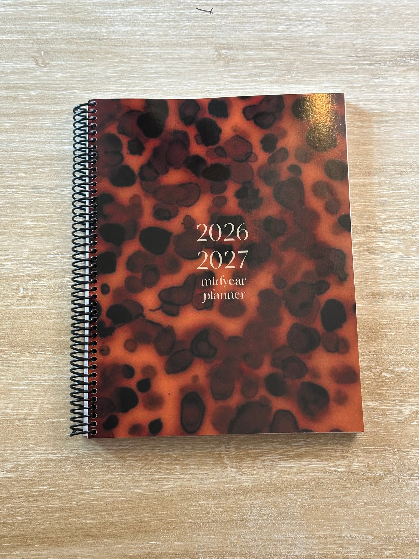 2026 - 2027 Ember Tortoise Mid Year Lifestyle Planner