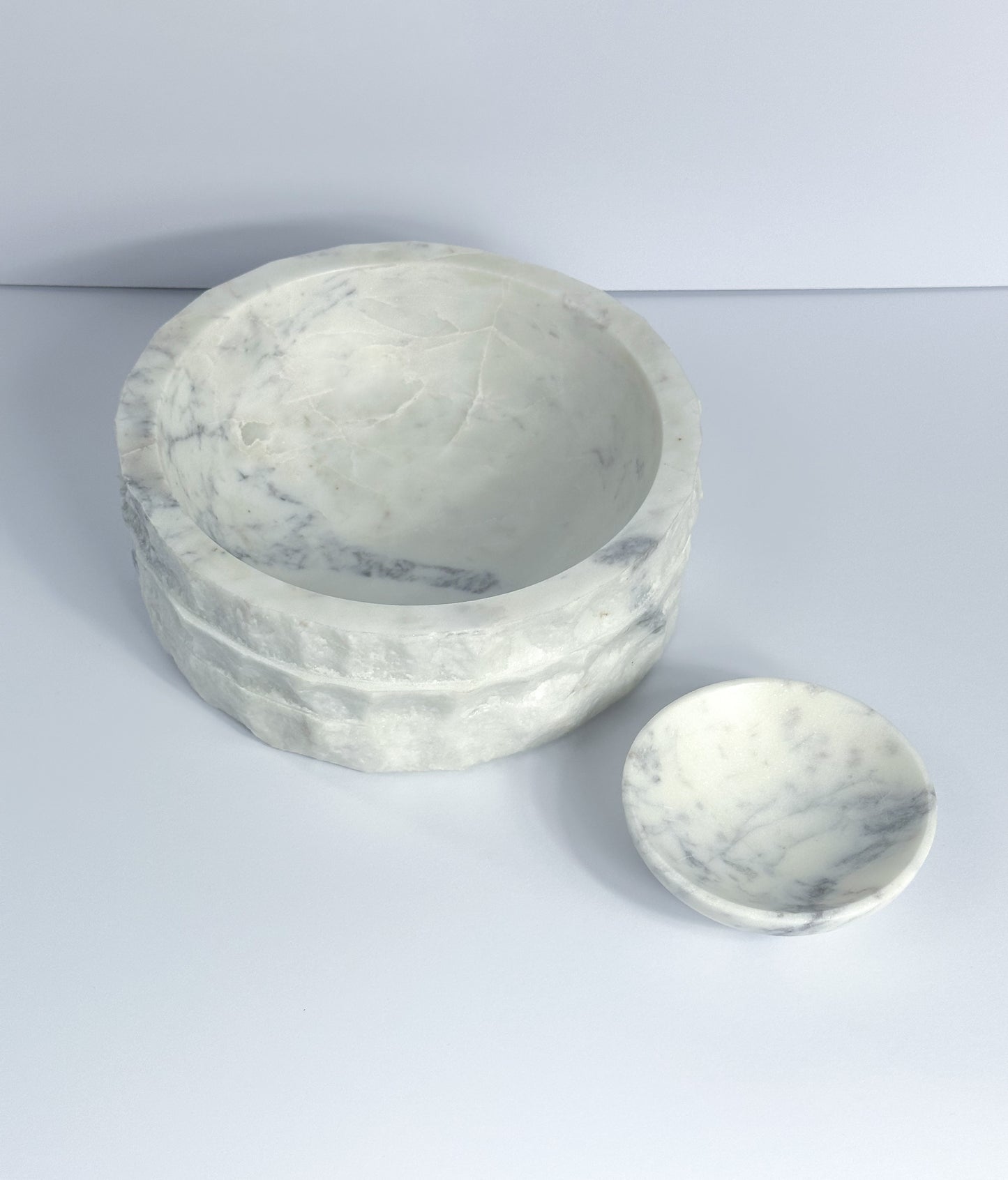 Raw Edge Marble Bowl