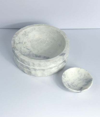 Raw Edge Marble Bowl