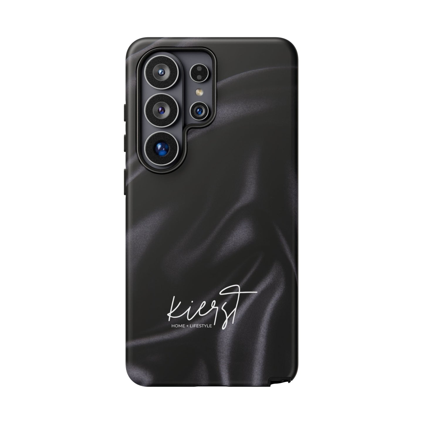Black Silk Print Samsung Galaxy Phone Case