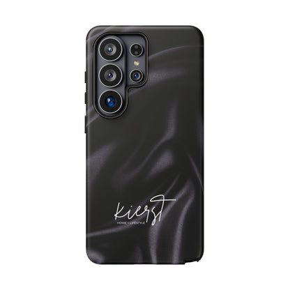 Black Silk Print Samsung Galaxy Phone Case