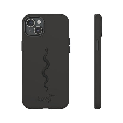 Long Black Snake iPhone Case | Subtle Edge, Quiet Power