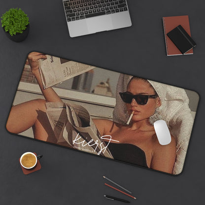 A Classic Affair Desk Mat | Vintage Glam Meets Modern Edge