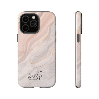 Blush Swirl Marble iPhone Case | Soft Curves, Strong Protection
