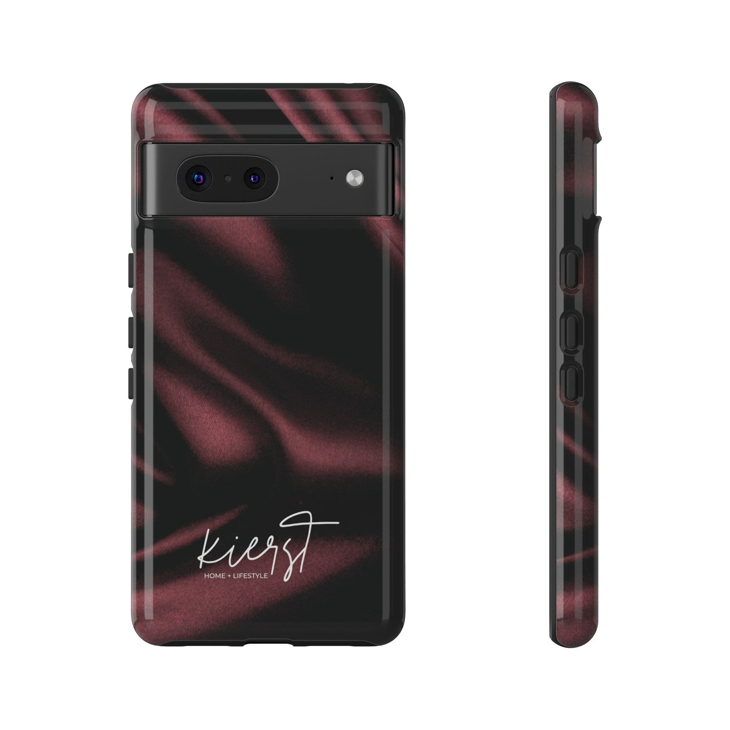 Signature Velvet Noir Silk Print Google Pixel Phone Case