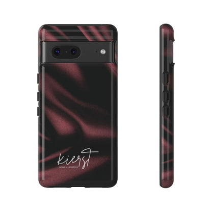 Signature Velvet Noir Silk Print Google Pixel Phone Case