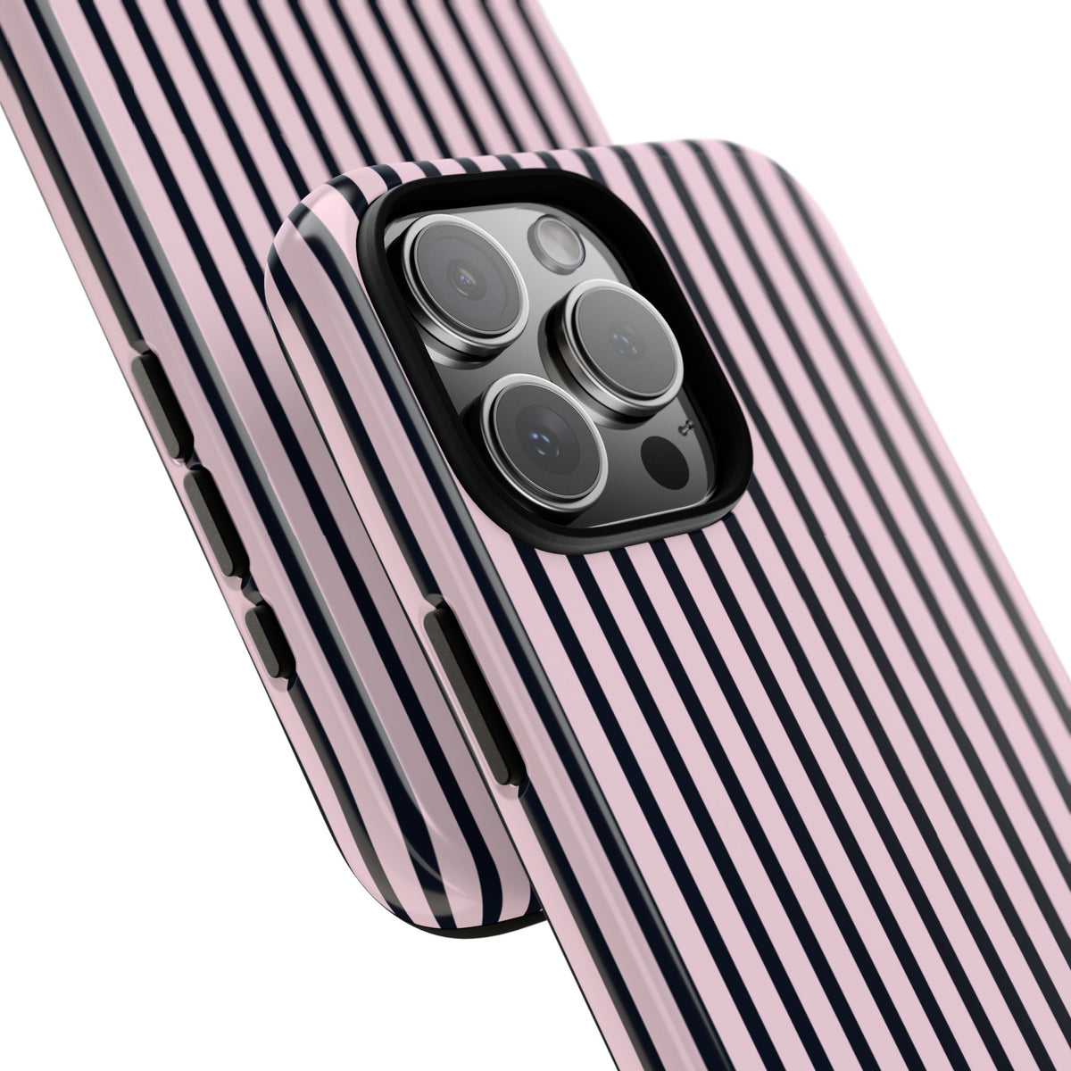 Signature Pink + Signature Storm Stripe iPhone Case