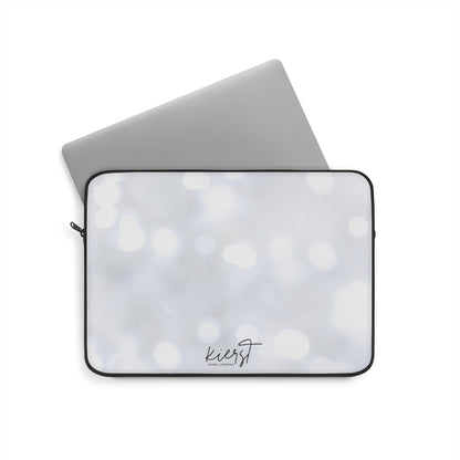 White Sparkle Laptop Sleeve