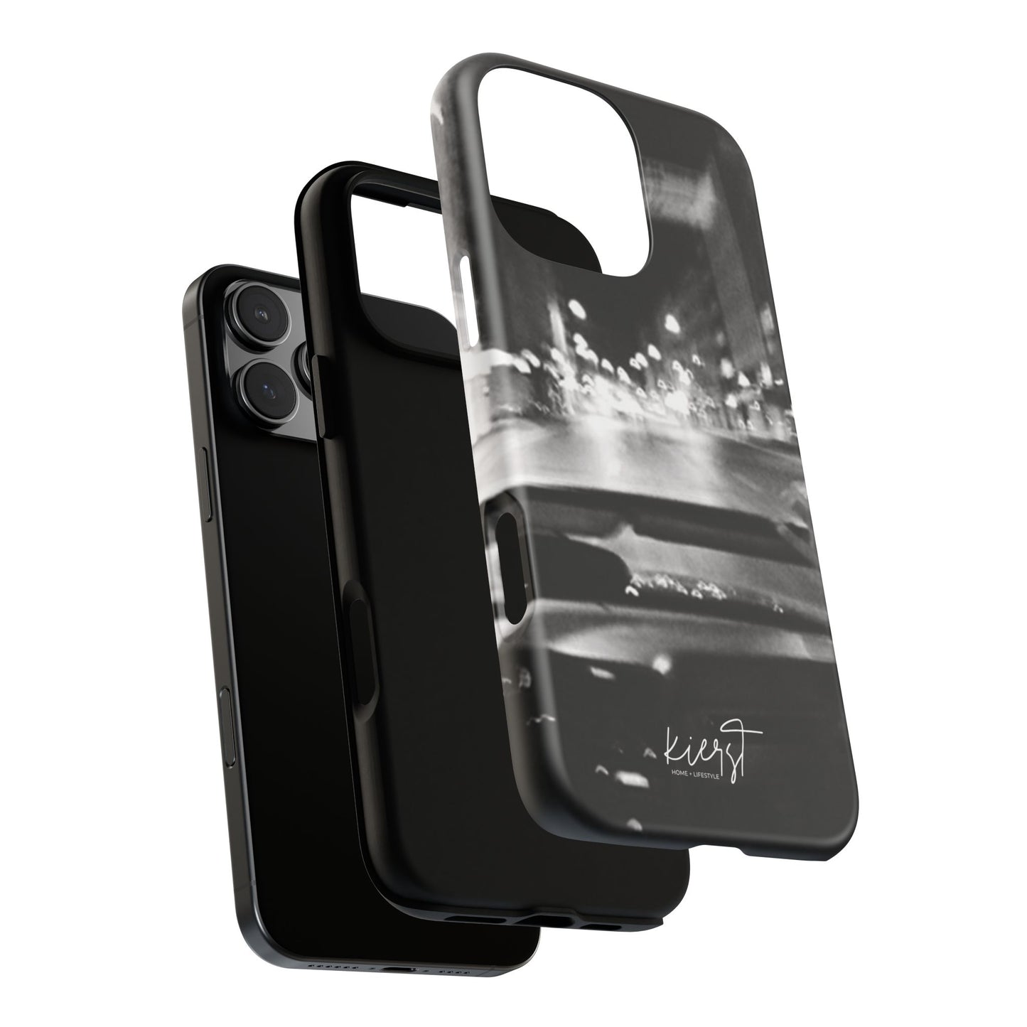 Faded Summer Nights iPhone Case | A Cinematic Blur of City Lights and Nostalgia