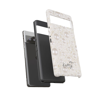 Various Pearls Google Pixel Case | Refined Shine Everyday Style