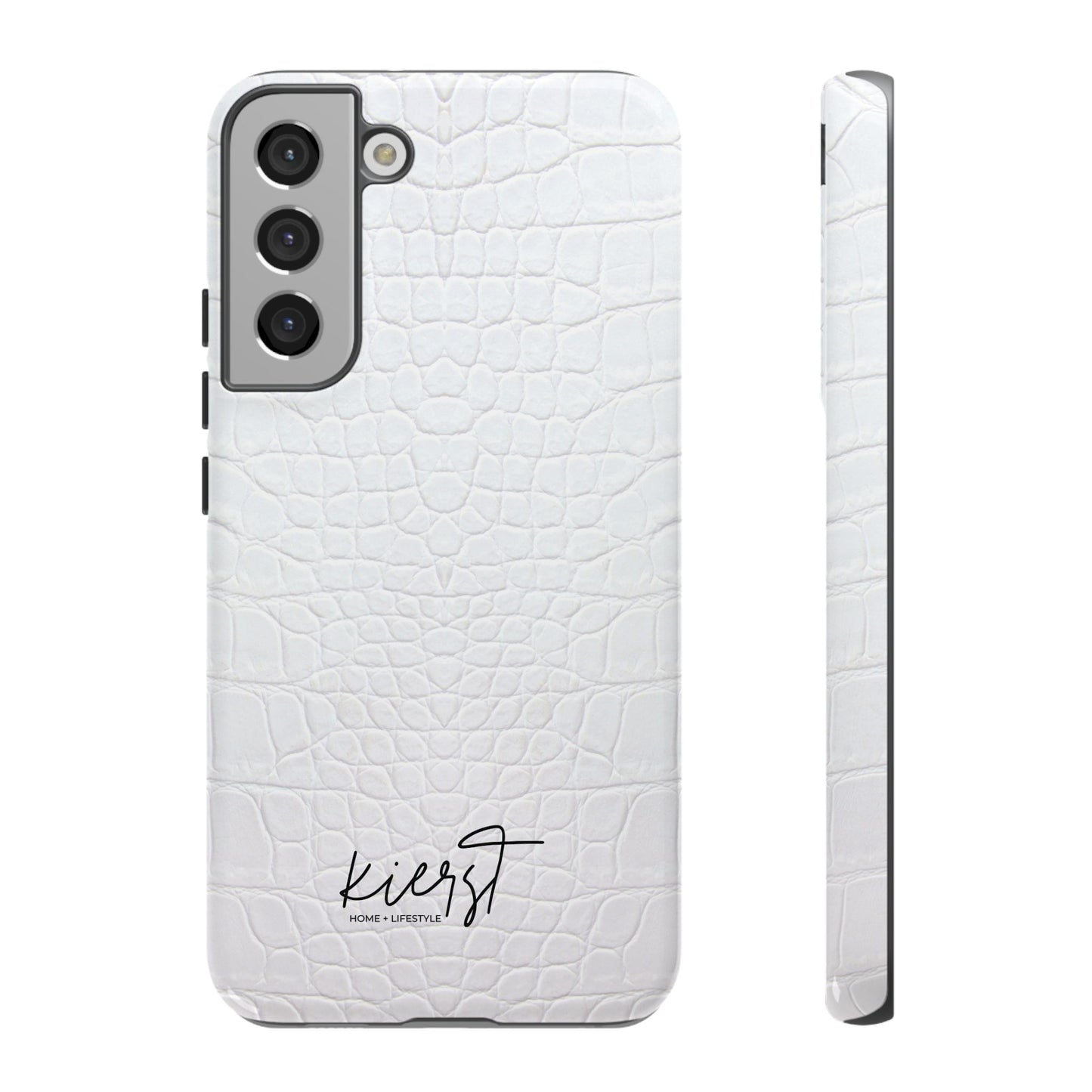 White Alligator Samsung Galaxy Case | Classic Texture Meets Modern Edge