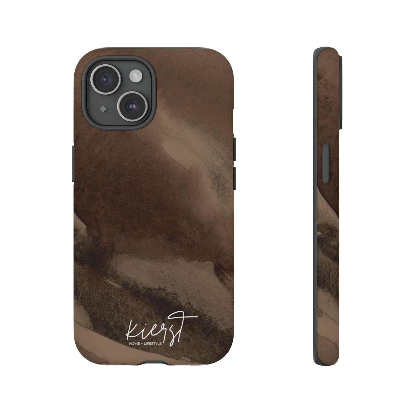 Brown Abstract iPhone Case