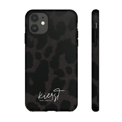 Black Leopard iPhone Case