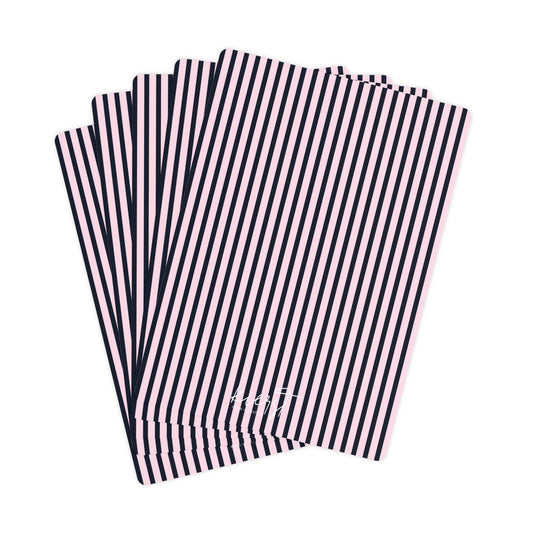 Signature Pink + Signature Storm Stipe Poker Playing Cards