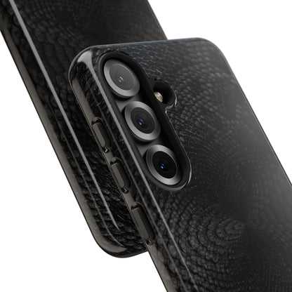 Black + Grey Snake Print Samsung Galaxy Phone Case